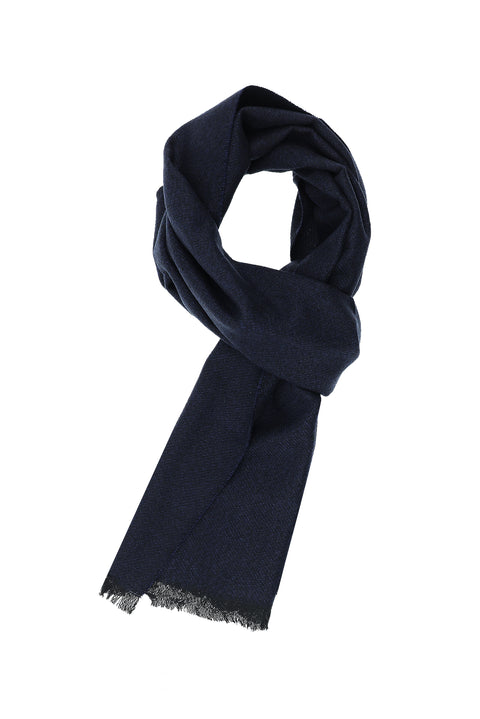Medium Navy Plain Scarf