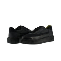 Siyah Sneaker Deri Ayakkabı