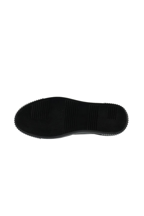 Siyah Sneaker Deri Ayakkabı