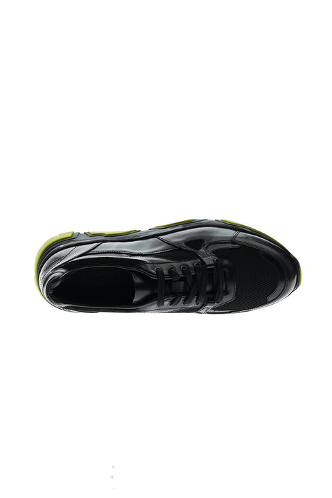 Black Leather Sport Shoes