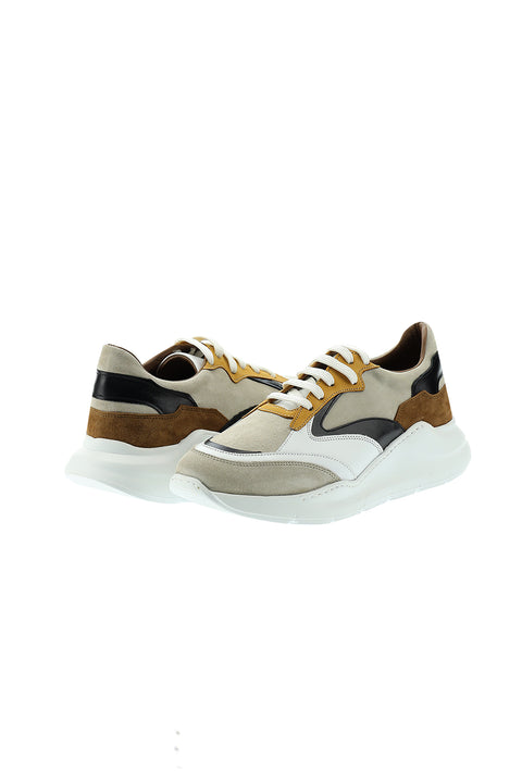 Beyaz Sneaker Deri Ayakkabı
