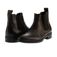 Dark Brown Leather Boots