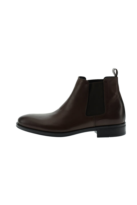 Dark Brown Leather Boots