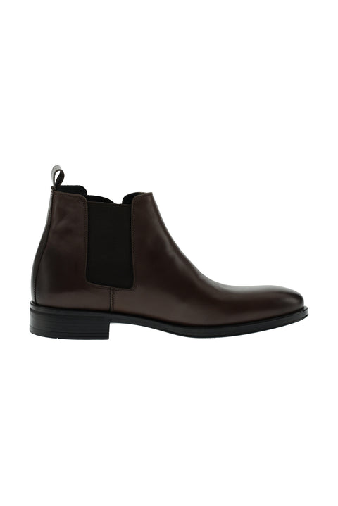 Dark Brown Leather Boots