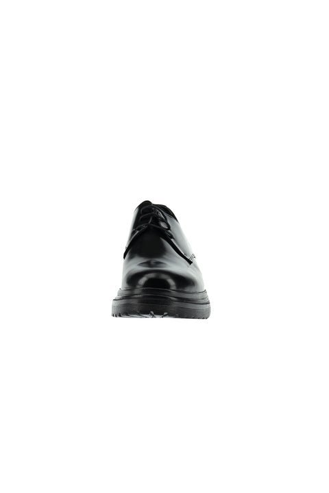 Siyah Sneaker Rugan Deri Ayakkabı