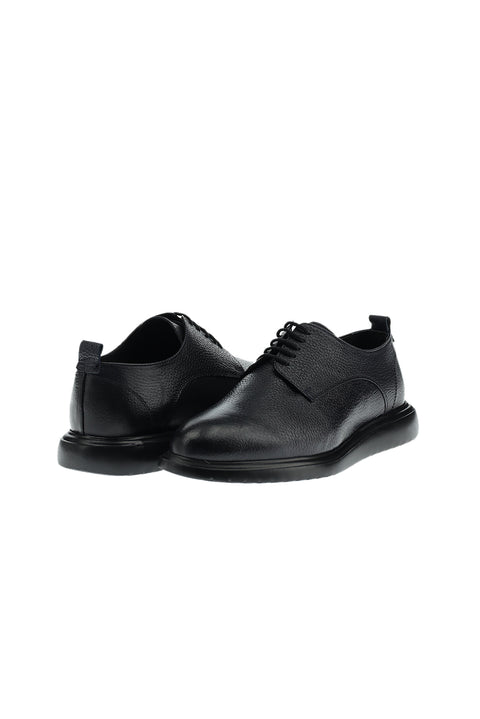 Koyu Lacivert Sneaker Deri Ayakkabı