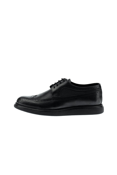 Black Classic Leather Shoes