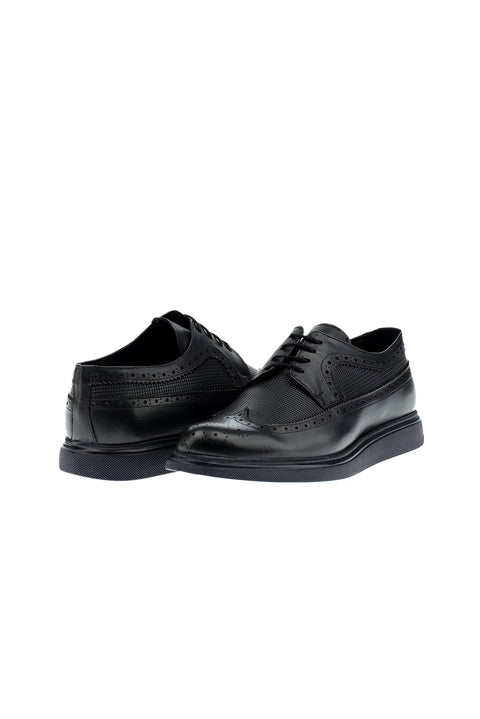 Dark Navy Classic Leather Shoes