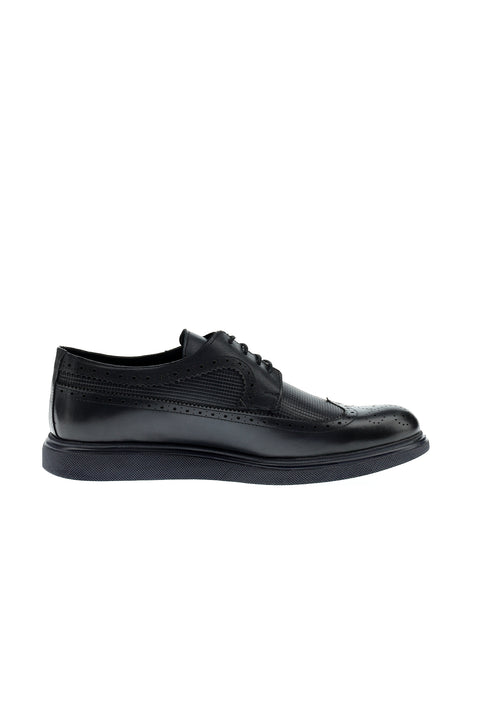 Dark Navy Classic Leather Shoes