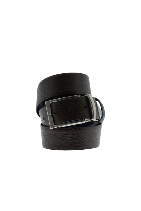 Dark Navy Double-Sided Classic Leather Belt