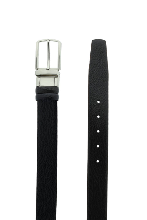 Dark Brown Double-Sided Classic Leather Belt