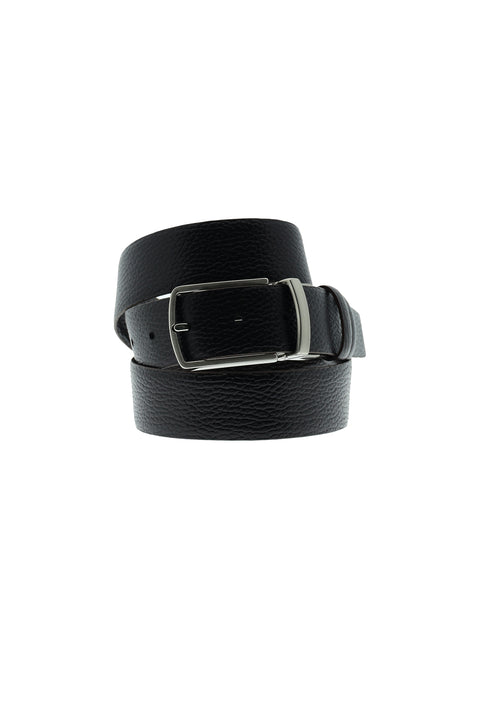 Dark Brown Double-Sided Classic Leather Belt