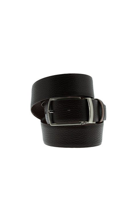 Tan Double-Sided Classic Leather Belt