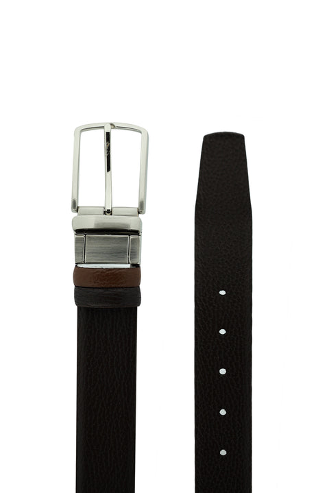 Tan Double-Sided Classic Leather Belt