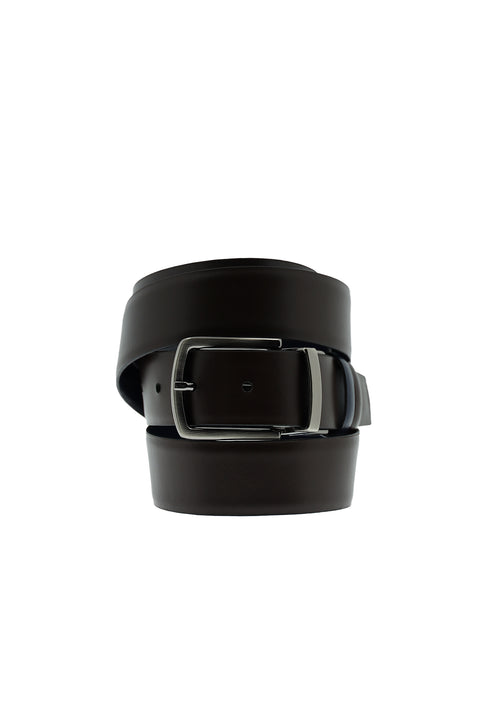 Dark Navy Double-Sided Classic Leather Belt
