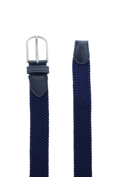 Medium Navy Knitted Sports Belt