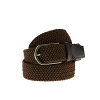 Medium Brown Knit Sports Belt