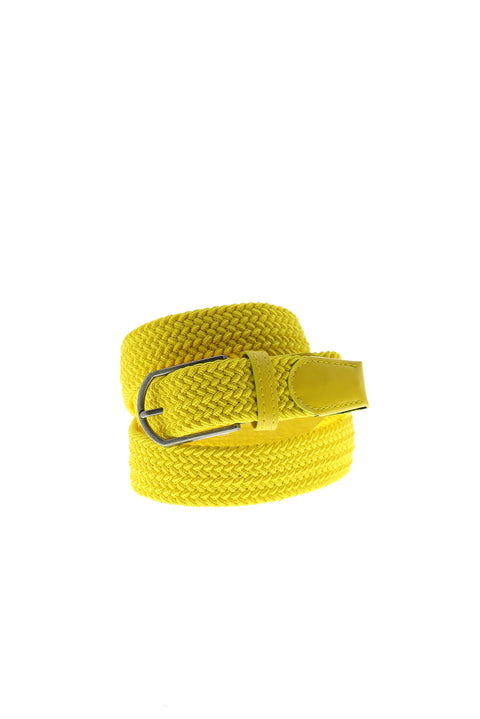 Light Yellow Mesh Sports Belt