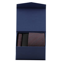 Light Burgundy 2-Piece Tie & Pocket Square Set