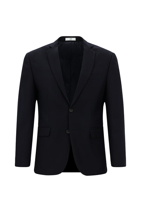 Dark Navy 7 Drop Super Slim Fit Extra Narrow Cut Classic Wool Jacket