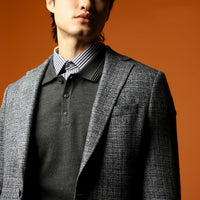 Light Gray 6 Drop Regular Fit Standard Cut Wool Patterned Sport Jacket