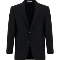 Dark Navy 4-Drop Relaxed Fit Classic Patterned Jacket