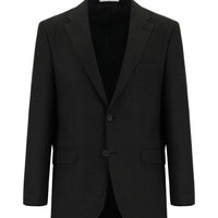 Dark Anthracite 4-Drop Relaxed Fit Classic Patterned Jacket