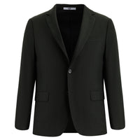 Dark Khaki 4-Drop Relaxed Fit Classic Patterned Cotton Jacket