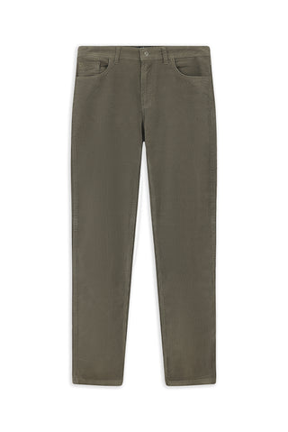  Orta Haki 7 Drop Slim Fit Dar Kesim Kanvas / Chino Pantolon