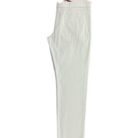 Light Grey Slim Fit Stretch Canvas / Chino Trousers