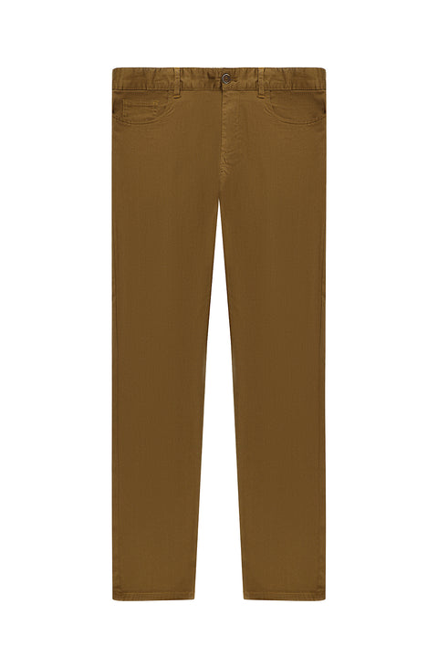 Taba Regular Fit Standard Cut Lycra Canvas / Chino Trousers