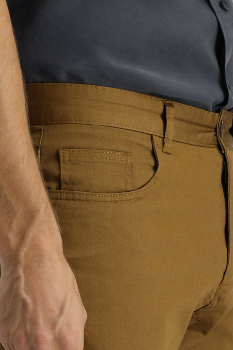 Taba Relaxed Fit Stretch Canvas / Chino Trousers
