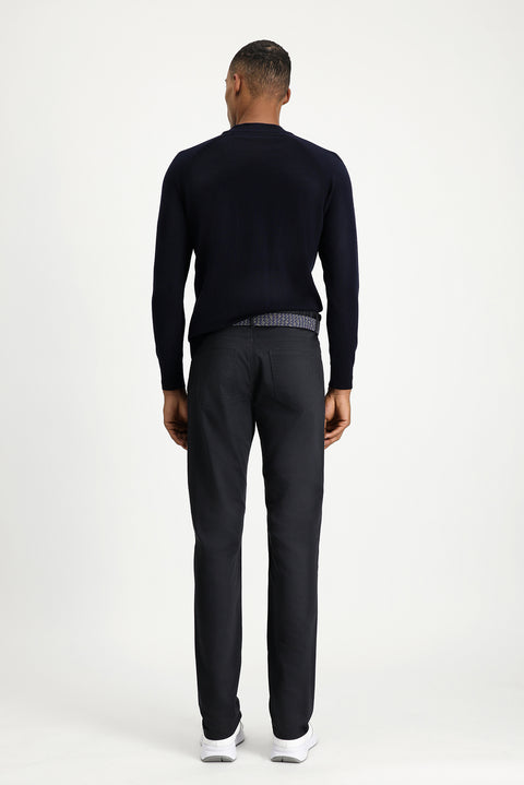 Medium Anthracite Slim Fit Stretch Canvas / Chino Trousers