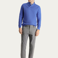 Mid Grey Slim Fit Stretch Sateen Canvas / Chino Trousers