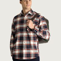 Tile Long Sleeve Regular Fit Plaid Lumberjack Sport Cotton Shirt