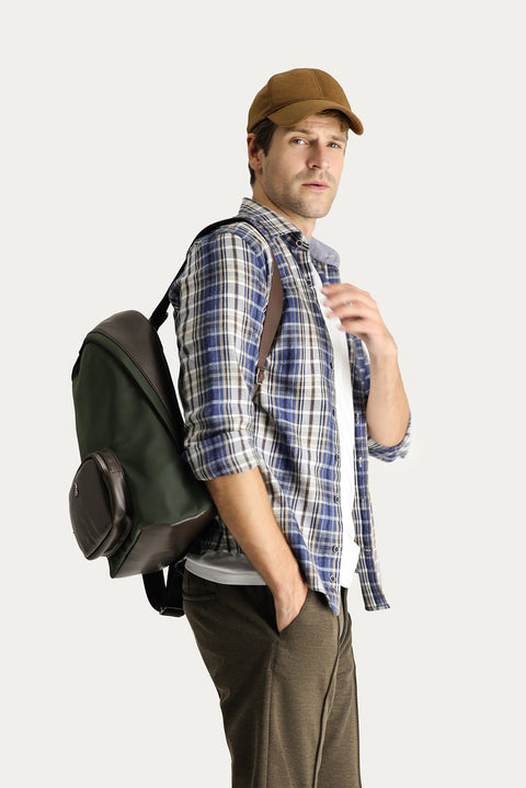 Medium Grey Long Sleeve Slim Fit Narrow Cut Plaid Lumberjack Cotton Easy Iron Shirt