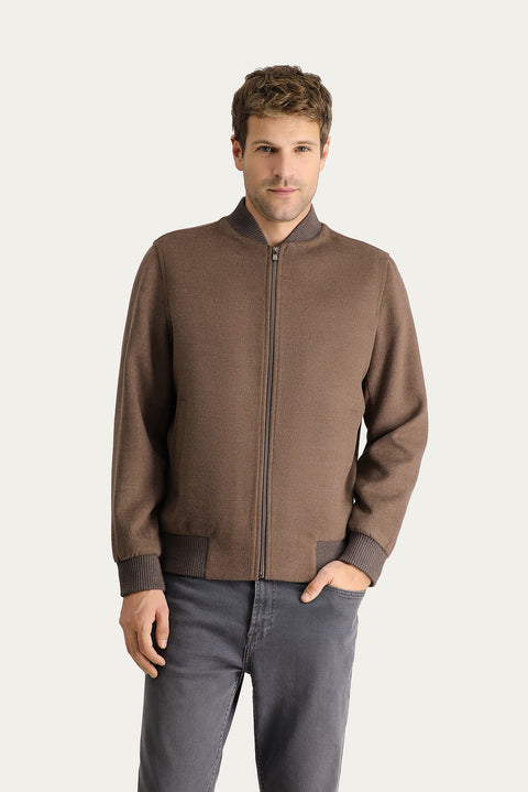 Light Brown Melange Jacket
