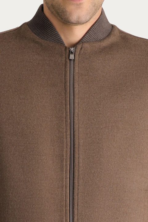 Light Brown Melange Jacket