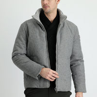 Medium Gray Wool Cashmere Coat
