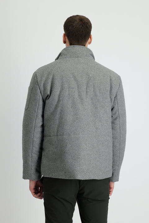 Medium Gray Wool Cashmere Coat