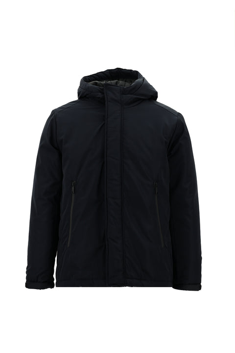 Dark Navy Slim Fit Hooded Sport Jacket