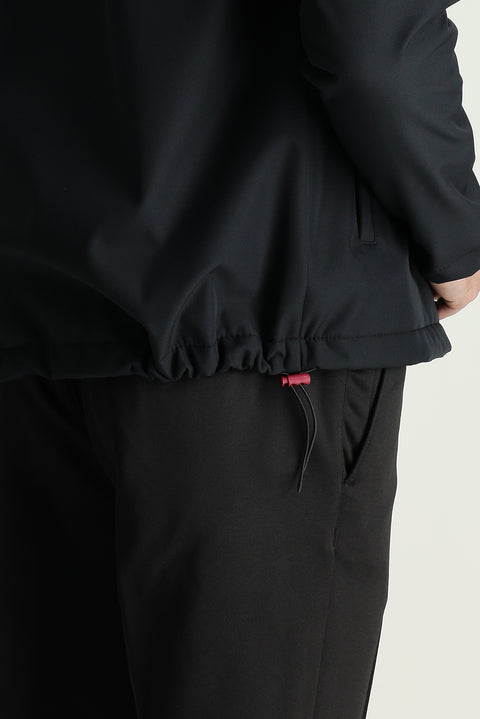 Black Slim Fit Softshell Sport Jacket
