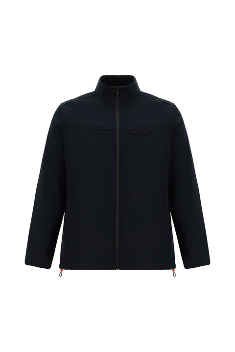 Dark Navy Slim Fit Softshell Sport Jacket