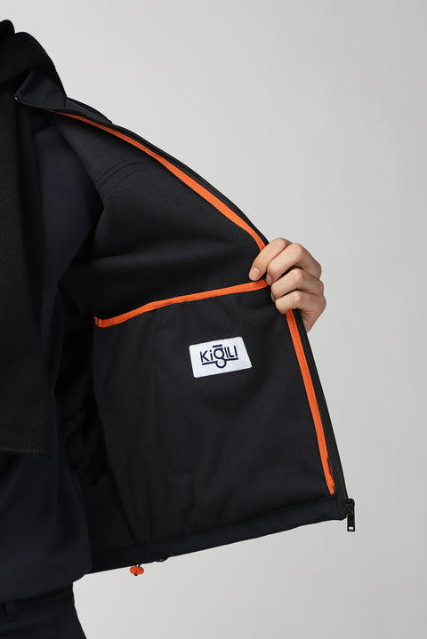Dark Navy Slim Fit Softshell Sport Jacket