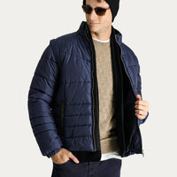 Dark Navy Padded Sports Jacket