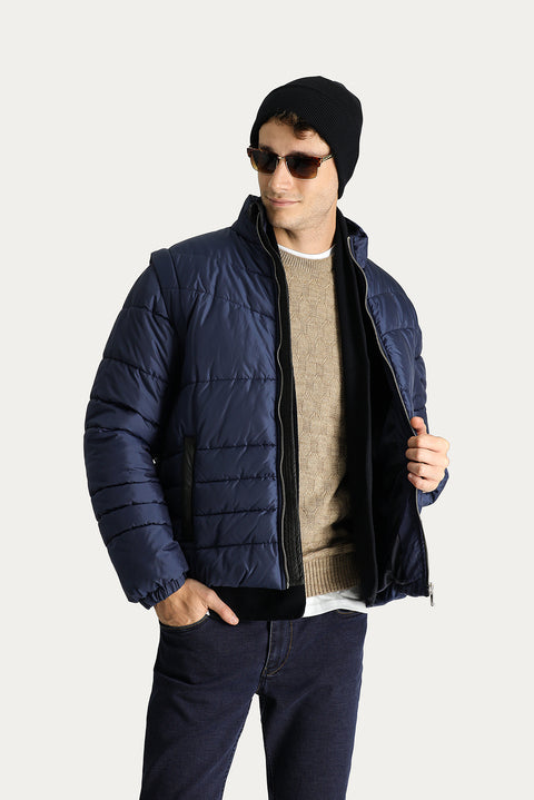 Dark Navy Padded Sports Jacket