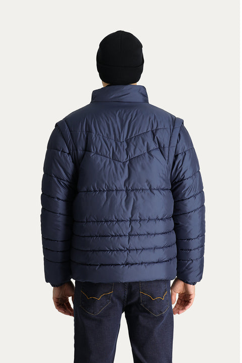 Dark Navy Padded Sports Jacket