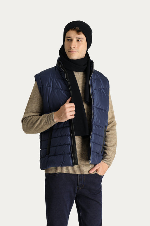 Dark Navy Padded Sports Jacket