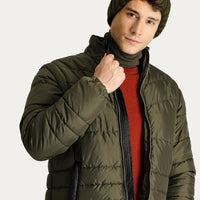 Medium Khaki Padded Sports Jacket