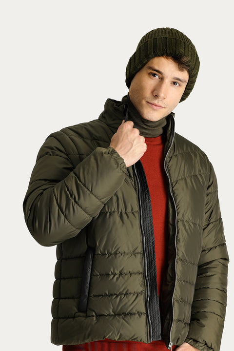 Medium Khaki Padded Sports Jacket